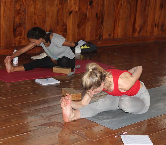 galería del curso de yoga