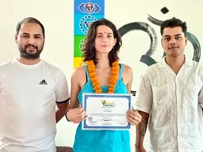 Yoga Teacher Training certification video at Rishikul Yogshala Rishikesh