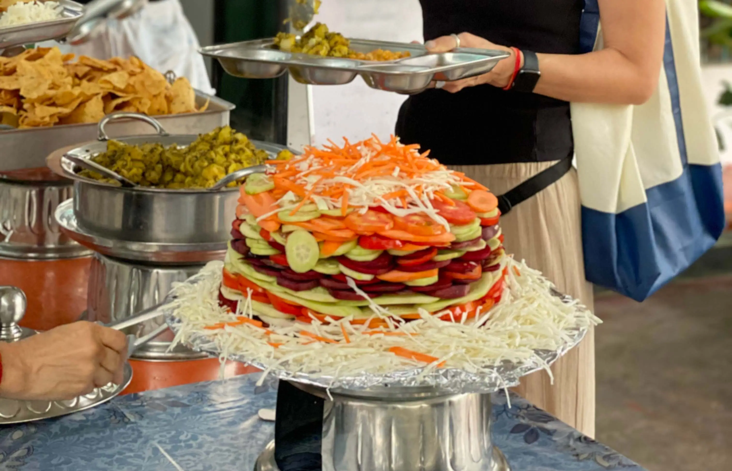 Saatvik meals served during the 500 Hour Yoga Teacher Training in Rishikesh