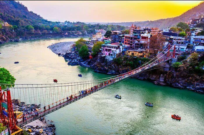 Laxman Jhula Bridge in Rishikesh