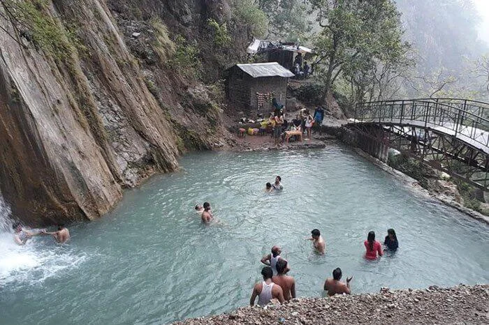 Neergarh Waterfall Scenic View in Rishikesh